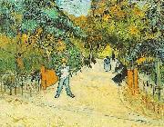 Vincent Van Gogh Entrance to the Public Park in Arles Germany oil painting artist